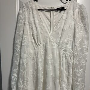 Lulus White Midi Dress - Large